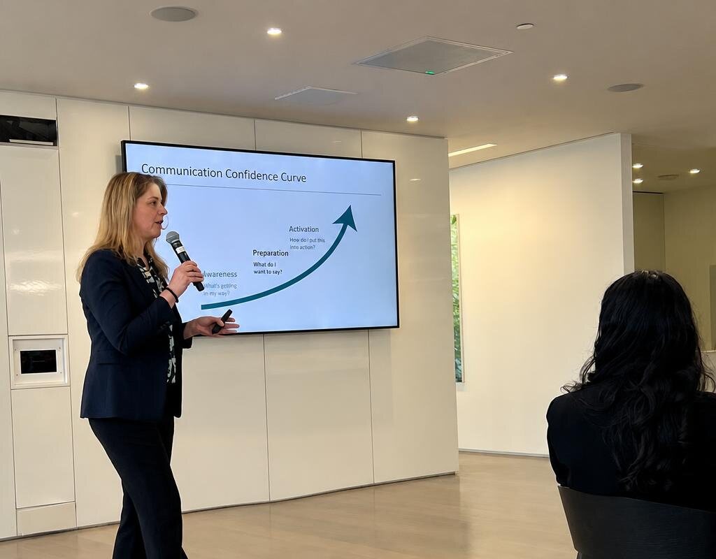 Emma Simpson leading a workshop with participants